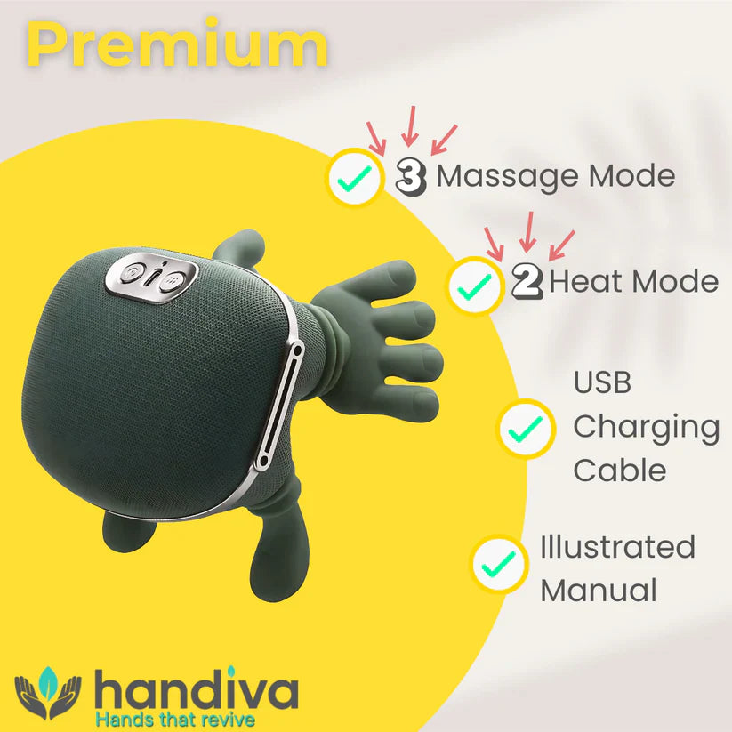 Der Handiva™ – Echtes Hand-Nacken- und Schultermassagegerät