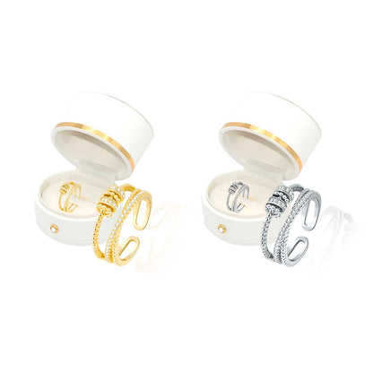 MetaboRing™ Threanic Triple Fidget Ring – Stoffwechsel steigern, entgiften und Gewichtsverlust unterstützen