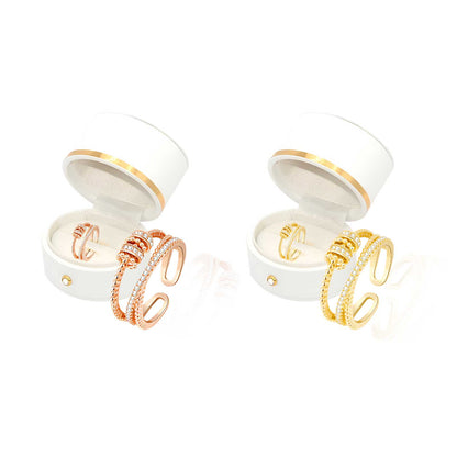 MetaboRing™ Threanic Triple Fidget Ring – Stoffwechsel steigern, entgiften und Gewichtsverlust unterstützen