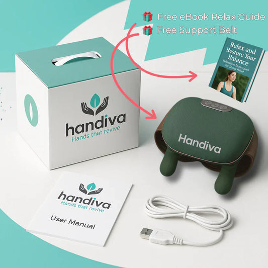 Der Handiva™ – Echtes Hand-Nacken- und Schultermassagegerät