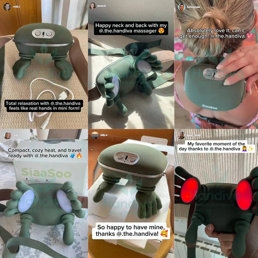 Der Handiva™ – Echtes Hand-Nacken- und Schultermassagegerät