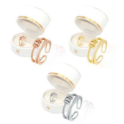 MetaboRing™ Threanic Triple Fidget Ring – Stoffwechsel steigern, entgiften und Gewichtsverlust unterstützen
