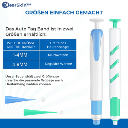 TagRelease™ - Schmerzfreie Hautanhängsel-Entfernung zu Hause