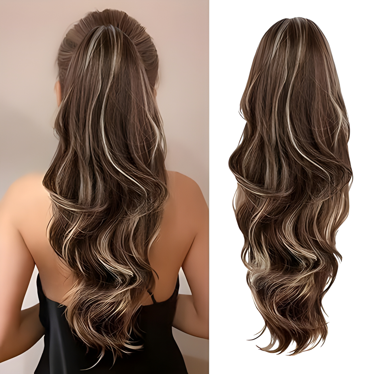 Bianca™ – Natürlich Volle Pferdeschwanz-Extension