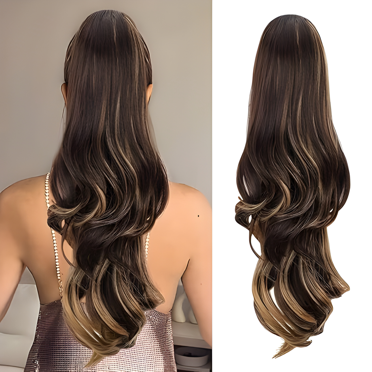 Bianca™ – Natürlich Volle Pferdeschwanz-Extension