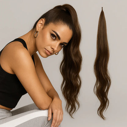 Lisa™ Wrap Ponytail – Sofortiges Volumen & Länge in Sekunden