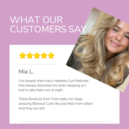 CurlBuns™ – Hitzefreie Overnight-Locken