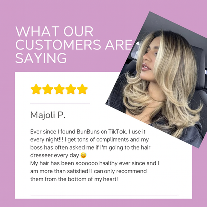 CurlBuns™ – Hitzefreie Overnight-Locken