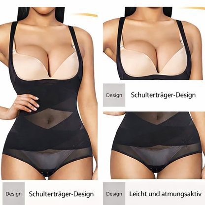 Shapewear Body Damen | Nahtlos & Figurformend | Bauchweg-Effekt | CurvaSilk