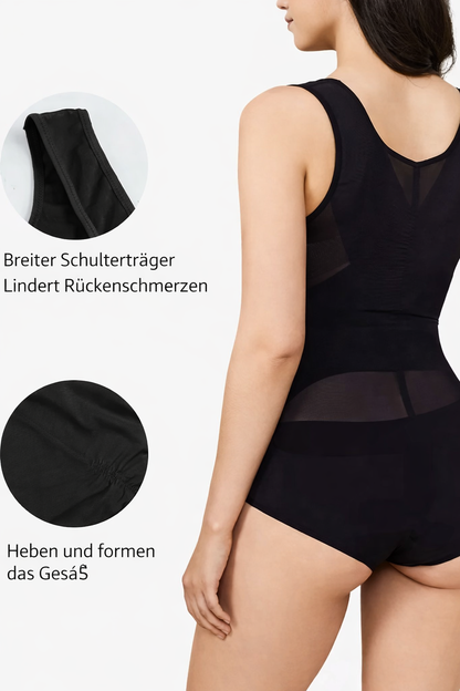 Shapewear Body Damen | Nahtlos & Figurformend | Bauchweg-Effekt | CurvaSilk
