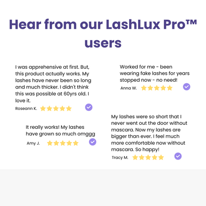 LashLux Pro™ – Längere, vollere Wimpern in 7 Tagen ohne Extensions